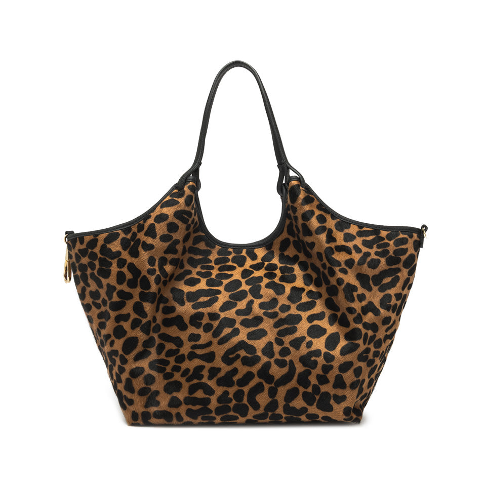Gianni Chiarini borsa shopping in cavallino "Dua" Animalier BS11112 CAV-PL.11865 LEO-NERO