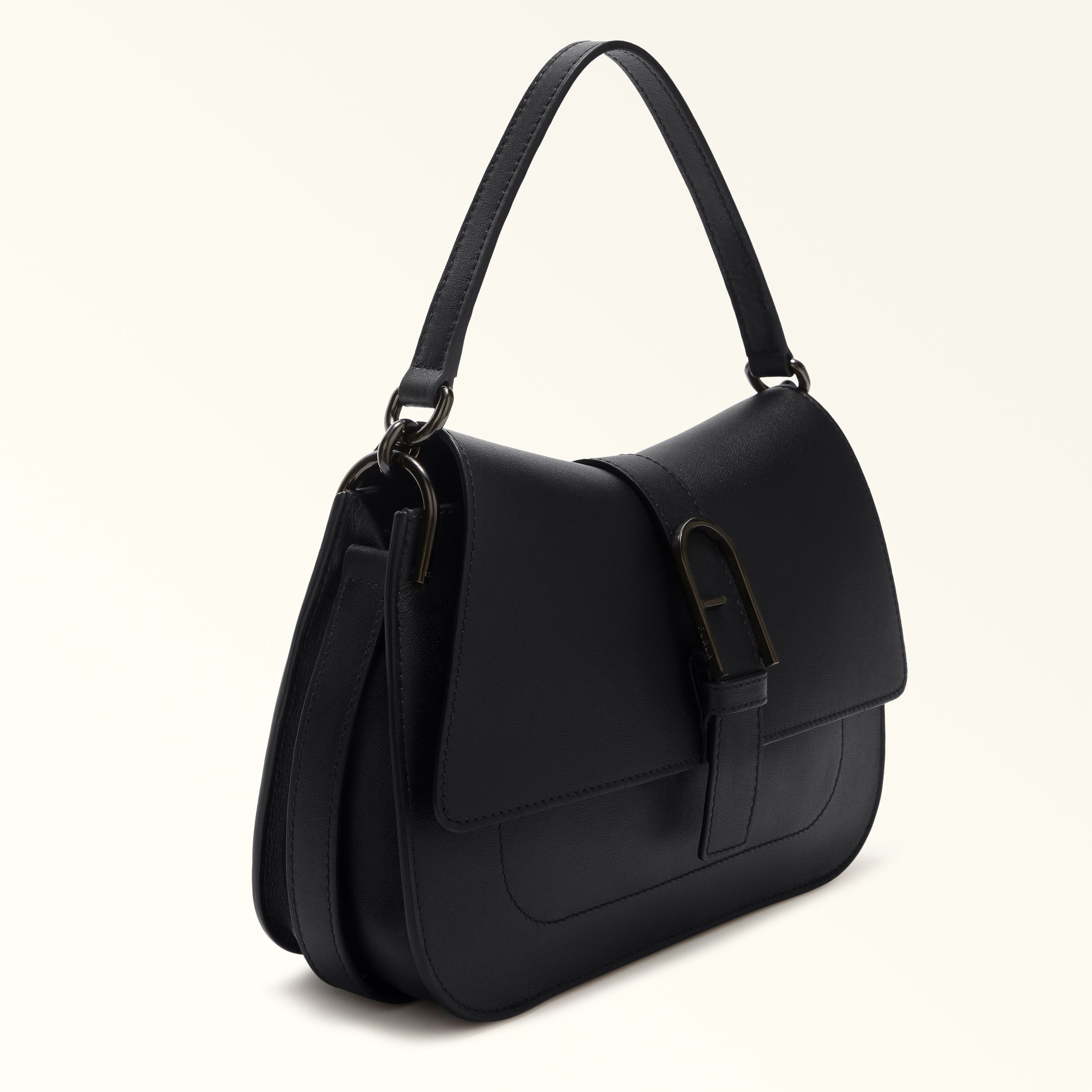 Furla borsa a tracolla in pelle "Flow" Nero WB00996.O6000 NERO