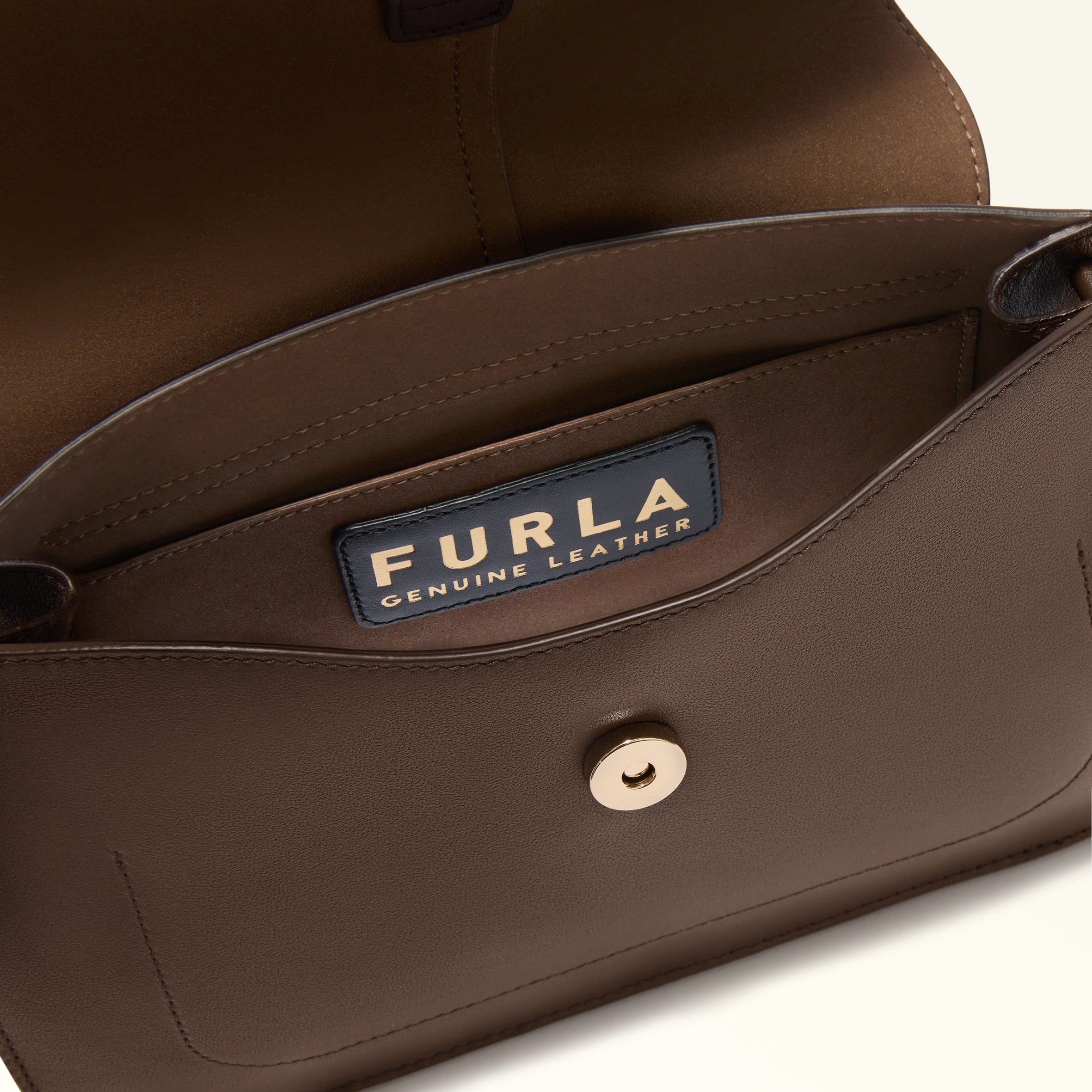 Furla borsa a tracolla in pelle "Flow" Marrone WB00996.4284S ESPRESSO