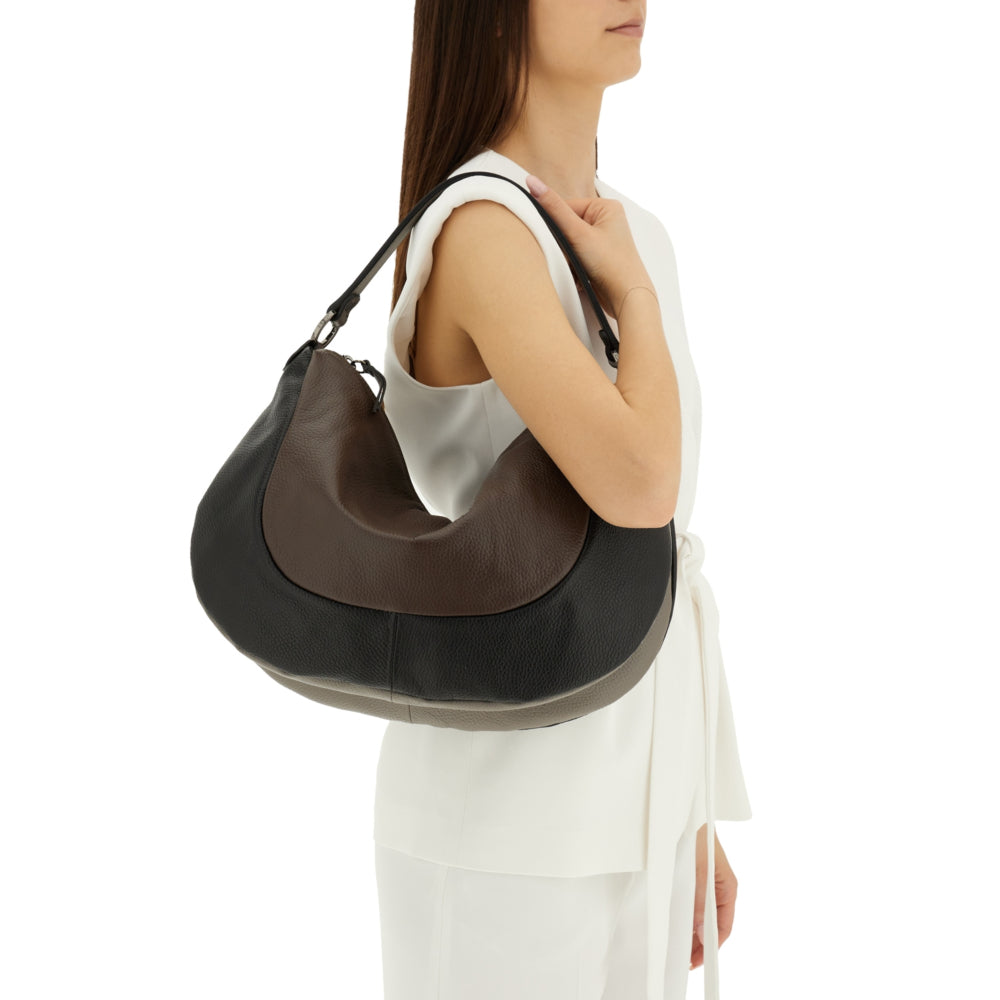 Gabs borsa a spalla in pelle "Marty L" Multicolor 170T3/2668.1937 QUERCIA/NERO/Z