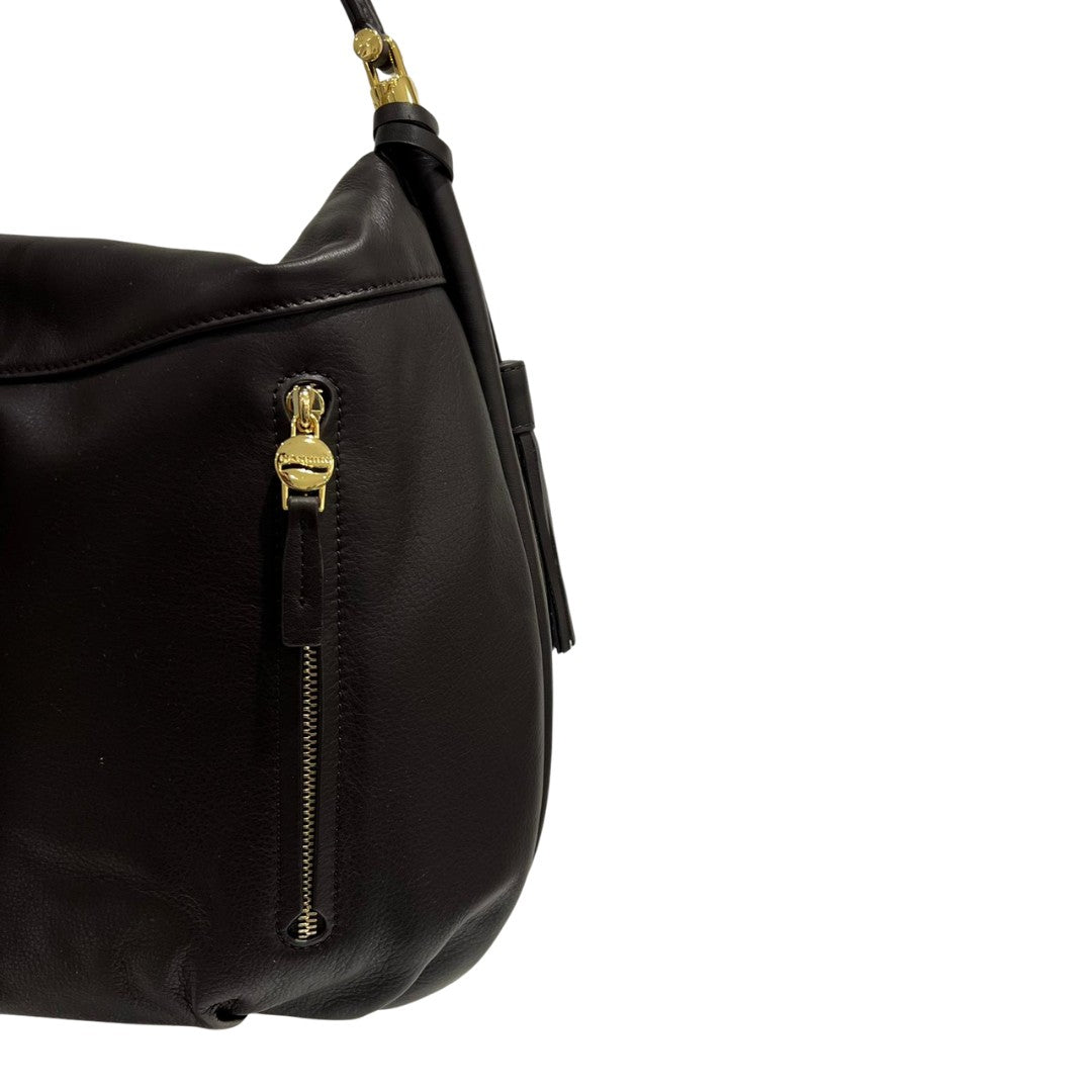 Nannini borsa a spalla in pelle "Lincon" Marrone 18782.SIGARO