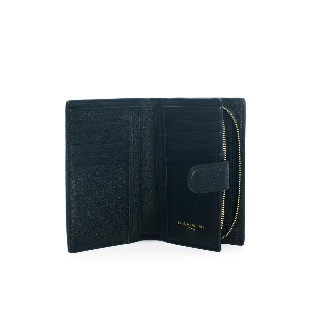 Nannini portafogli in pelle "Wallis" Nero QB1007.NERO