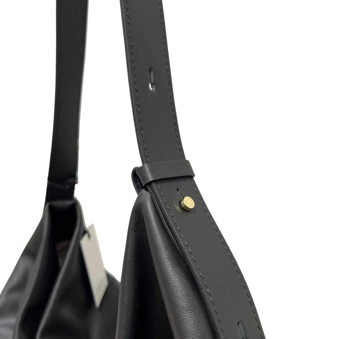 Loristella borsa a spalla in pelle "Carmen" Nero 3010.NERO