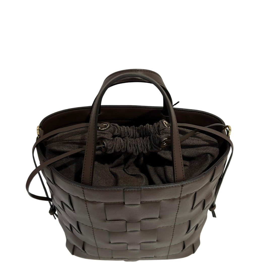 Loristella borsa a mano in pelle "Claudia" Marrone 2966.CACAO