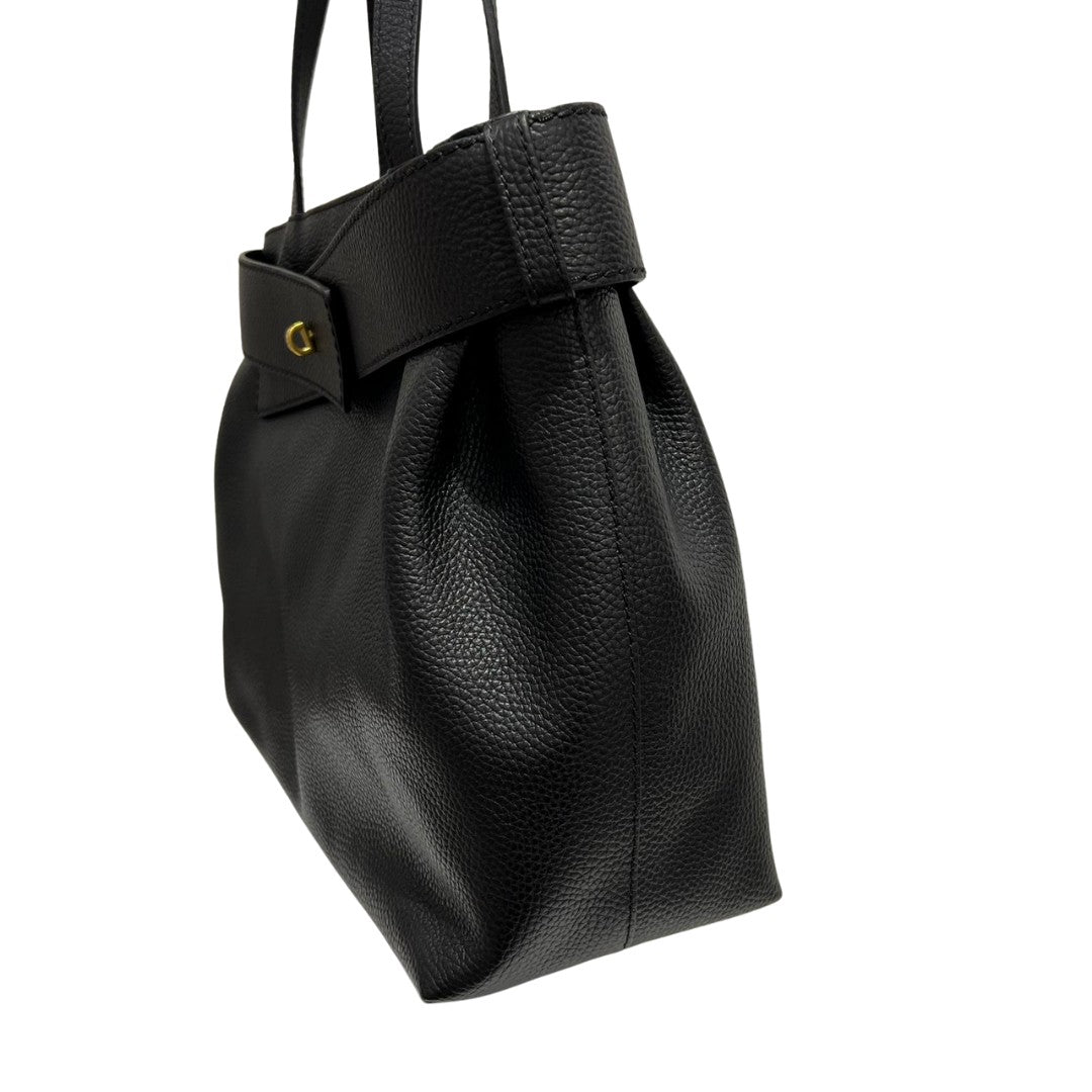 Loristella borsa shopping in pelle "Giada" Nero 3039.NERO
