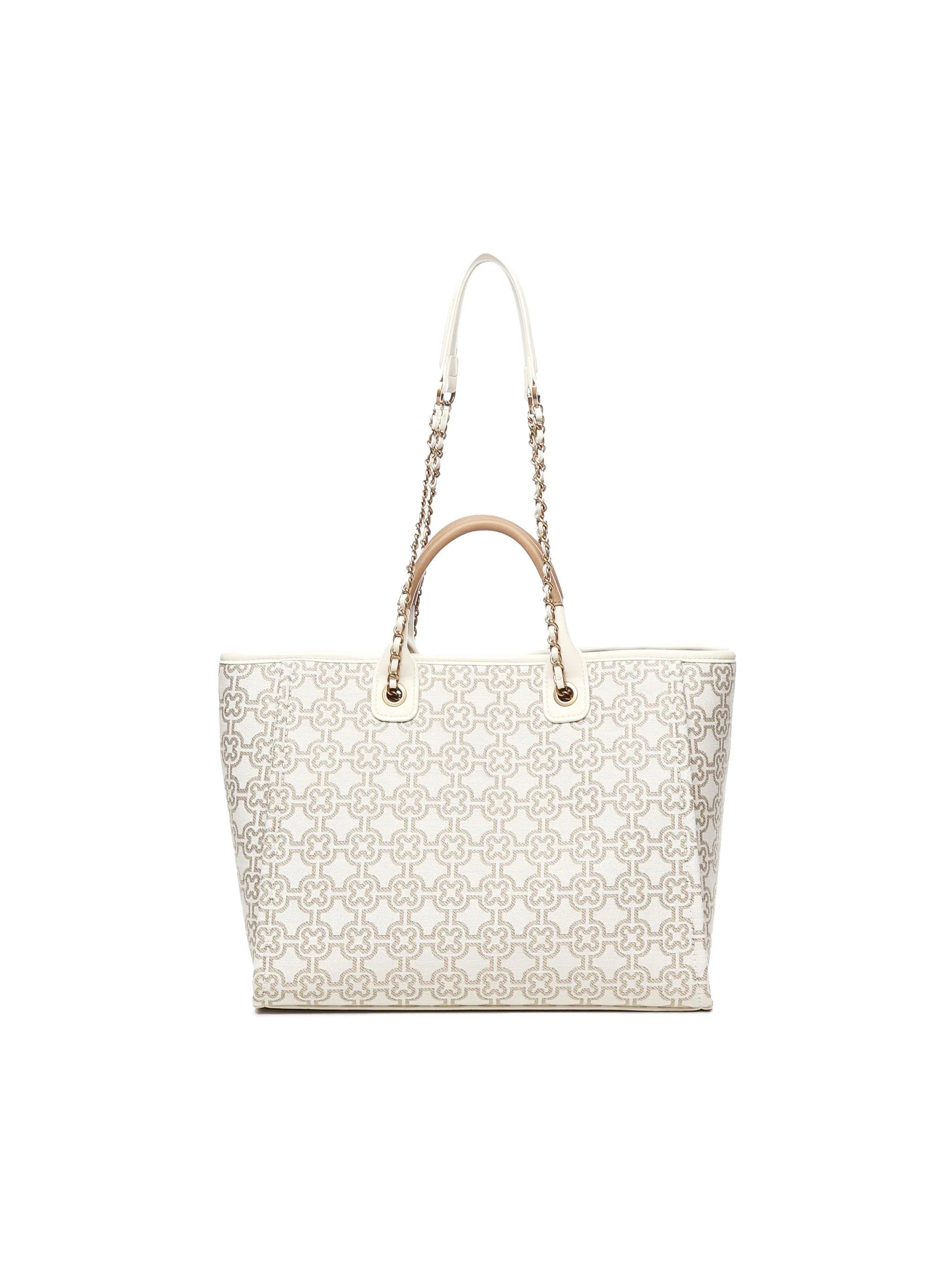 V73 borsa shopping in ecopelle "Harriet" Multicolor 73BS8G201.BEIGE MULTI