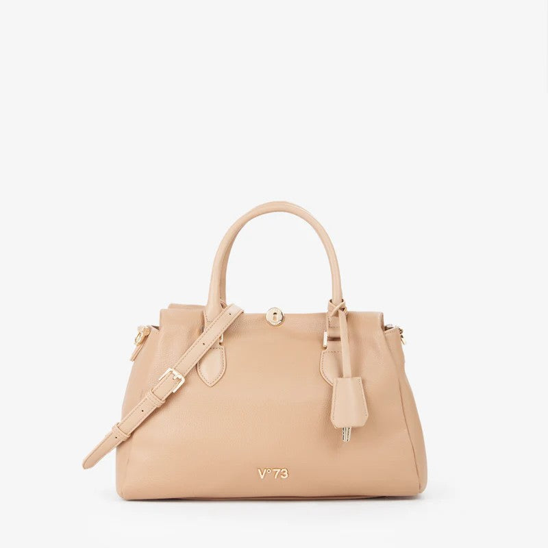 V73 borsa a mano in ecopelle "Keira" Beige 73BS9D102.BEIGE