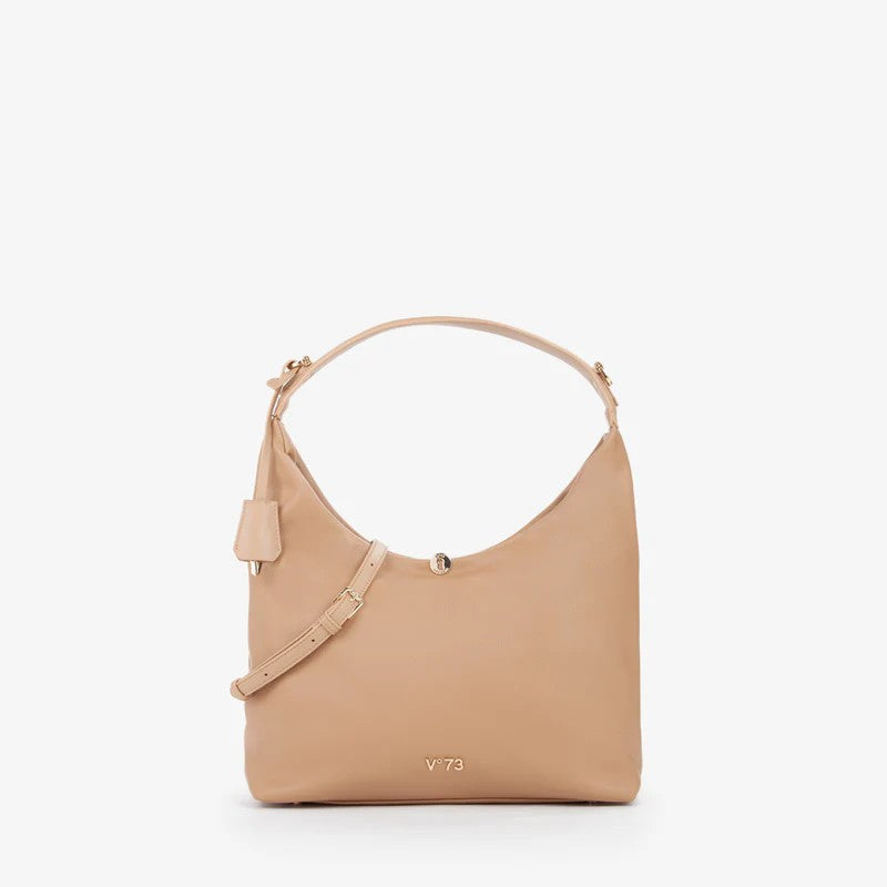 V73 borsa a spalla in ecopelle "Keira" Beige 73BS9D105.BEIGE