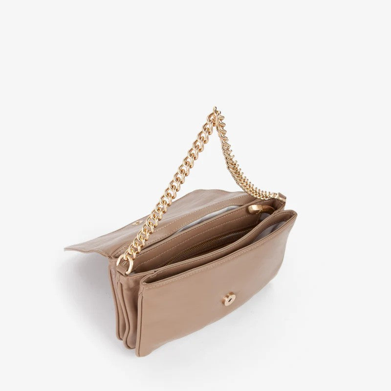 V73 borsa a spalla in ecopelle "Louise" Tortora 73BS9D303.TAUPE