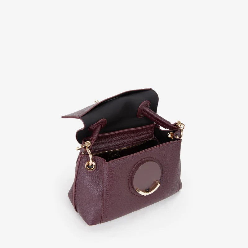 V73 borsa a mano in ecopelle "Federica" Bordeaux 73BS9ER02.BORDEAUX