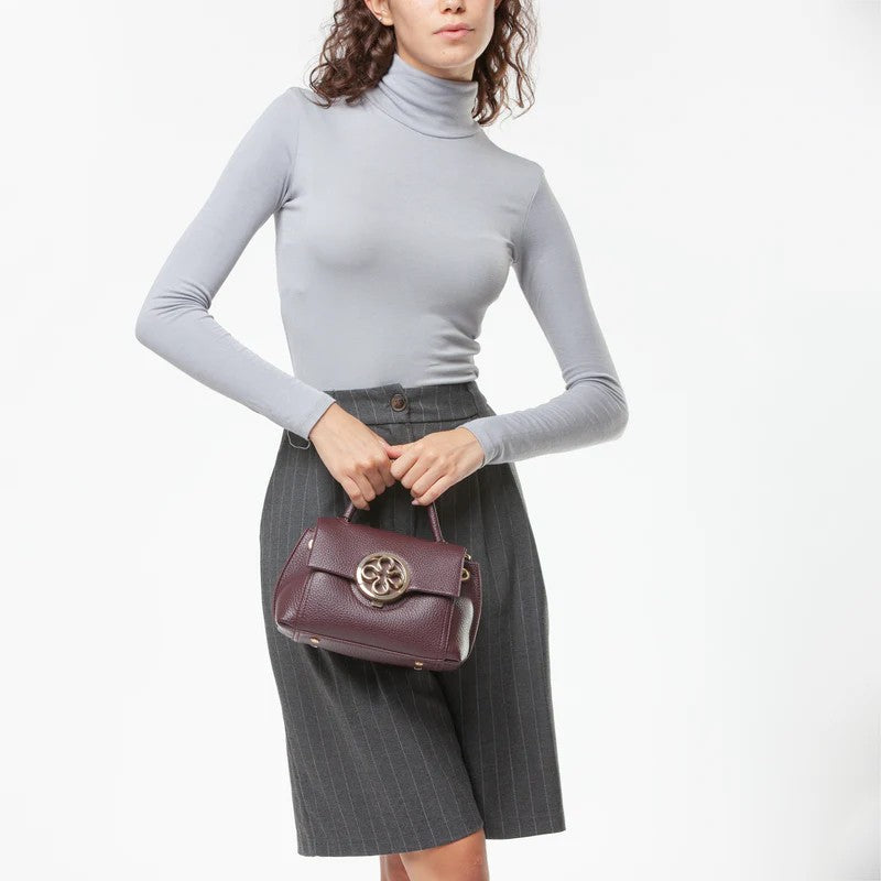 V73 borsa a mano in ecopelle "Federica" Bordeaux 73BS9ER02.BORDEAUX