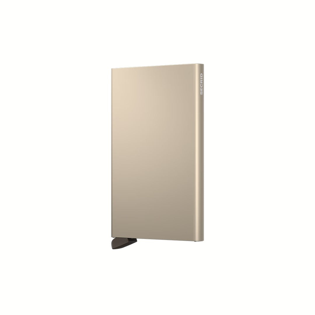 Secrid porta carte di credito in alluminio "Cardprotector" Platino C.CASHMERE