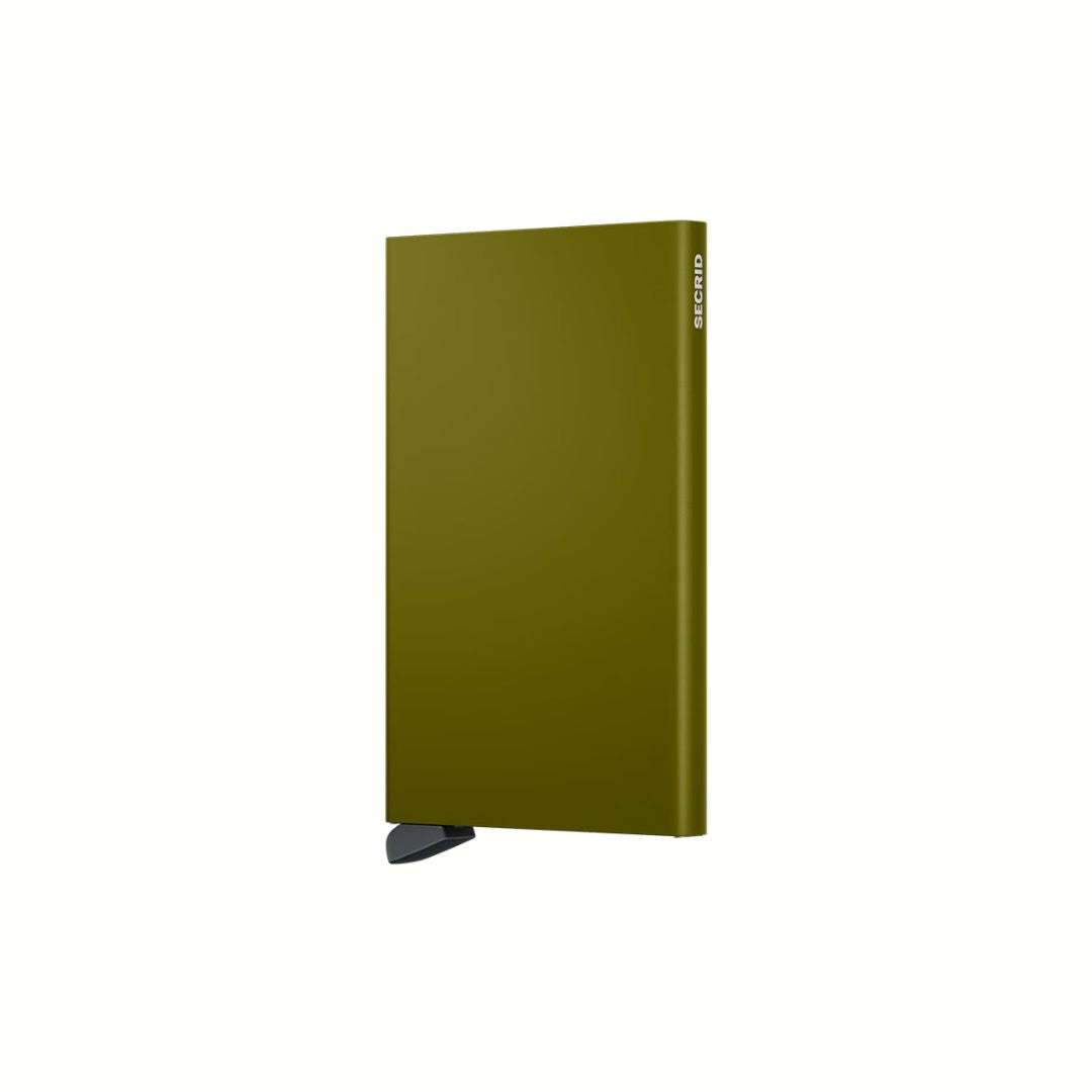 Secrid porta carte di credito in alluminio "Cardprotector" Verde C.KELP