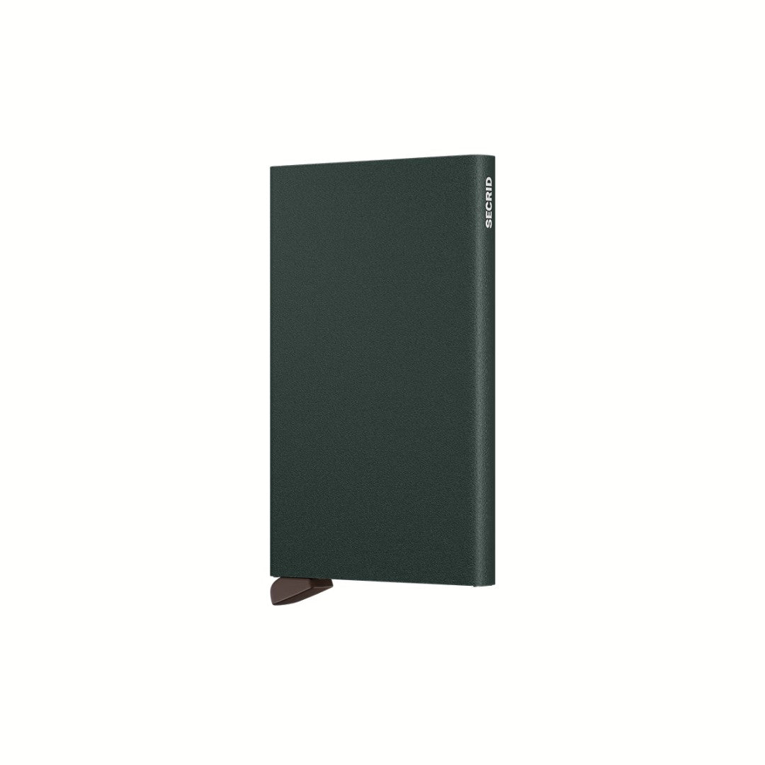 Secrid porta carte di credito in alluminio "Cardprotector Powder" Verde CP.FOREST