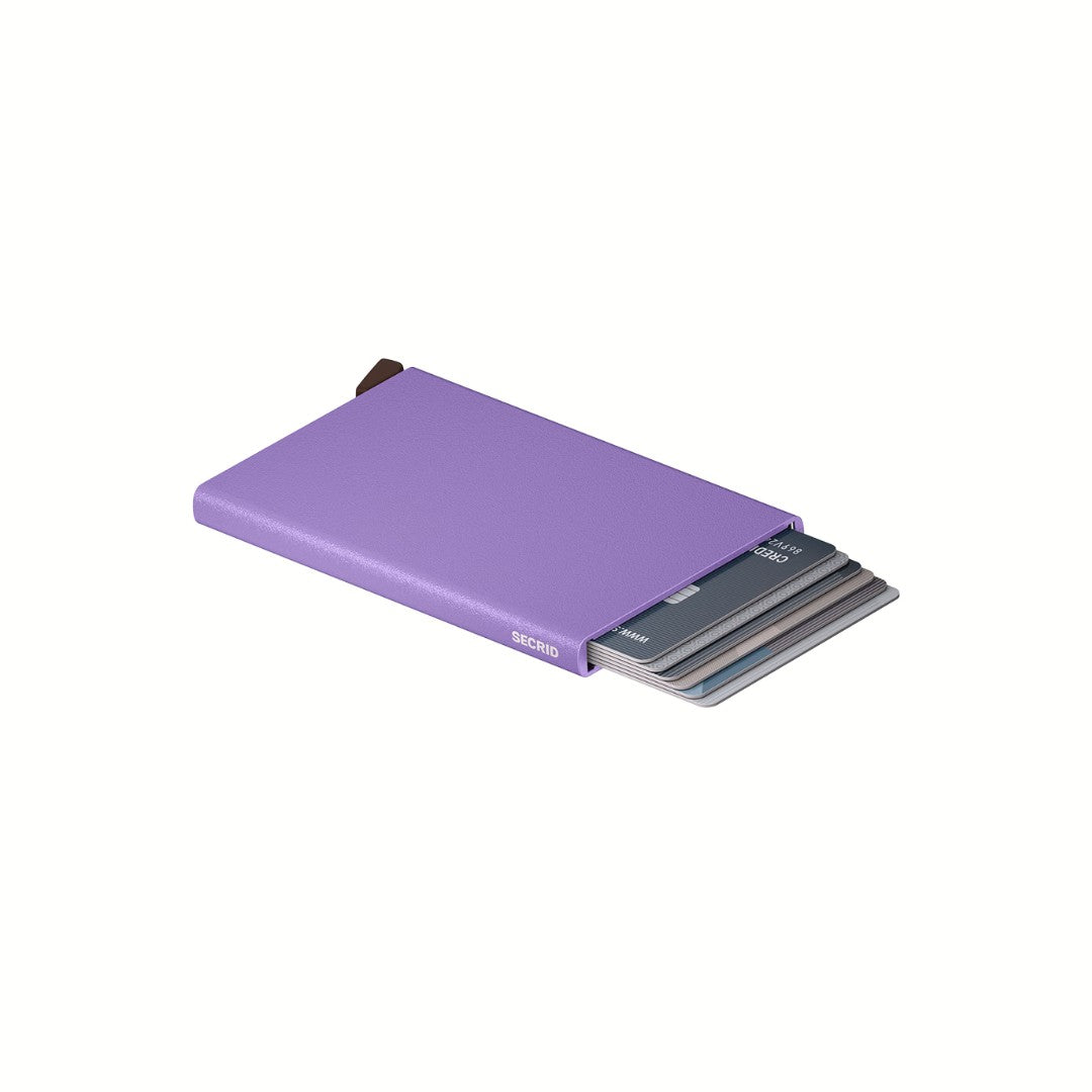 Secrid porta carte di credito in alluminio "Cardprotector Powder" Lilla CP.LILAC