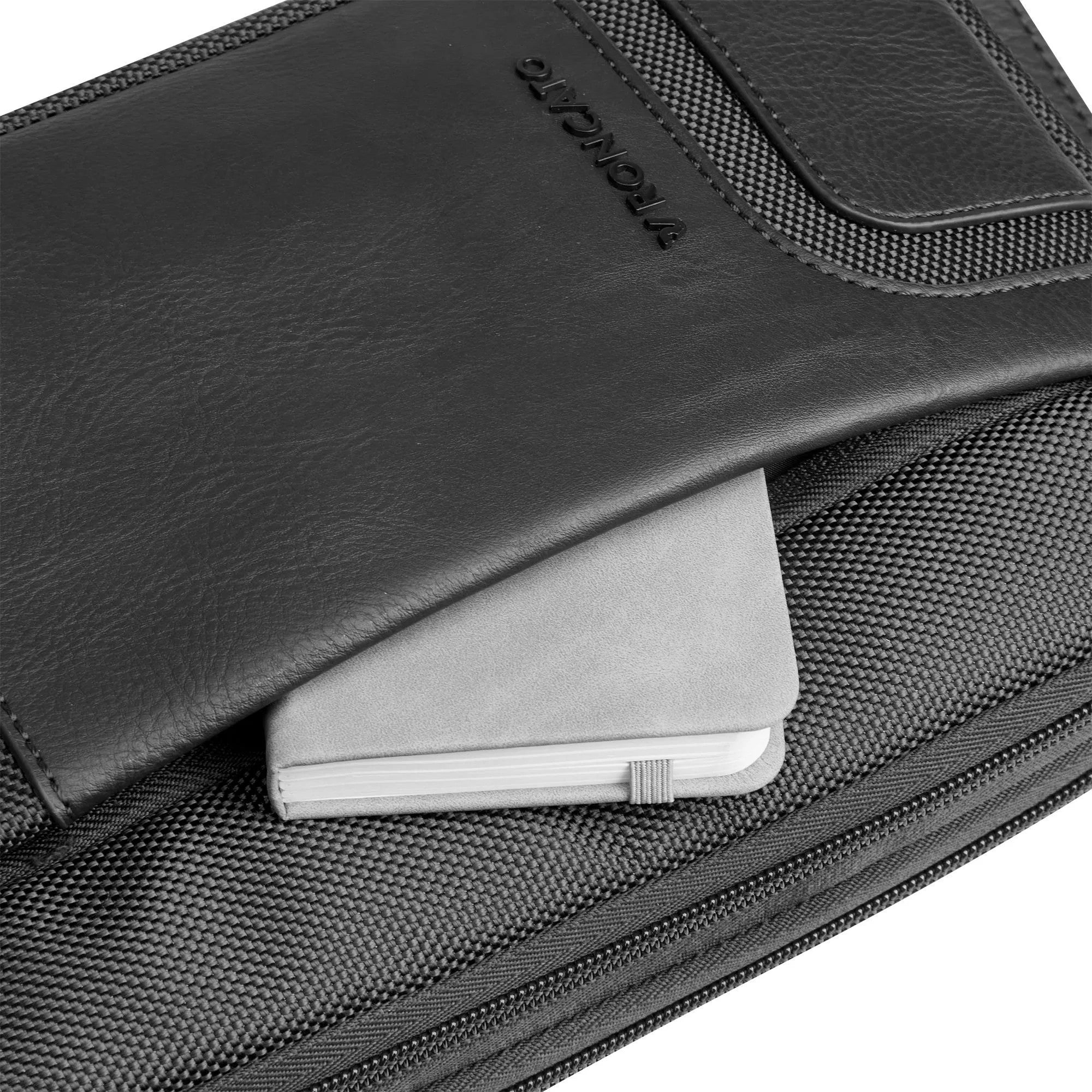 Roncato pochette in pelle "Panama 4 Nero 400898.01 NERO