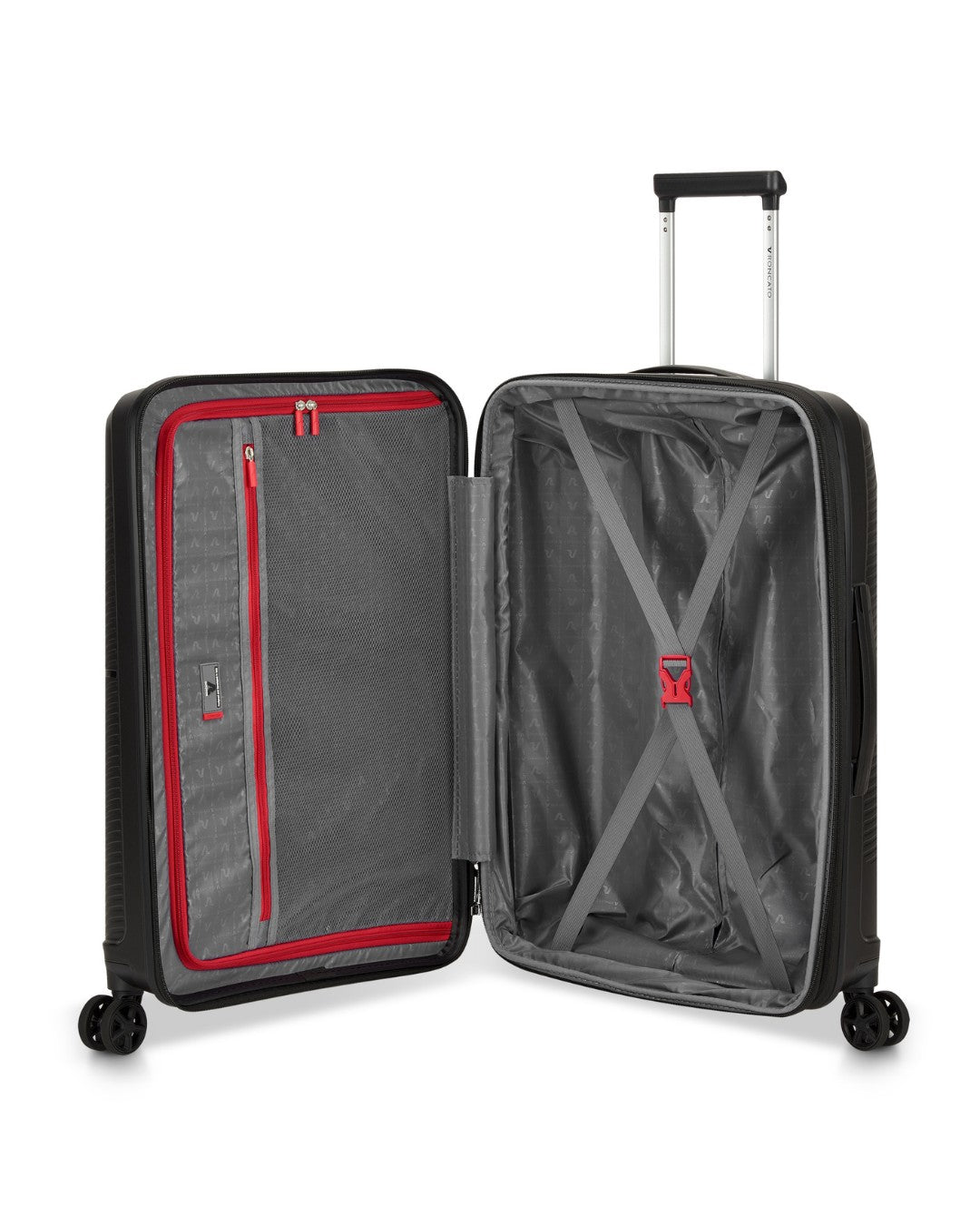 Roncato trolley cabina in polipropilene "Storm" Nero 419413.01 NERO