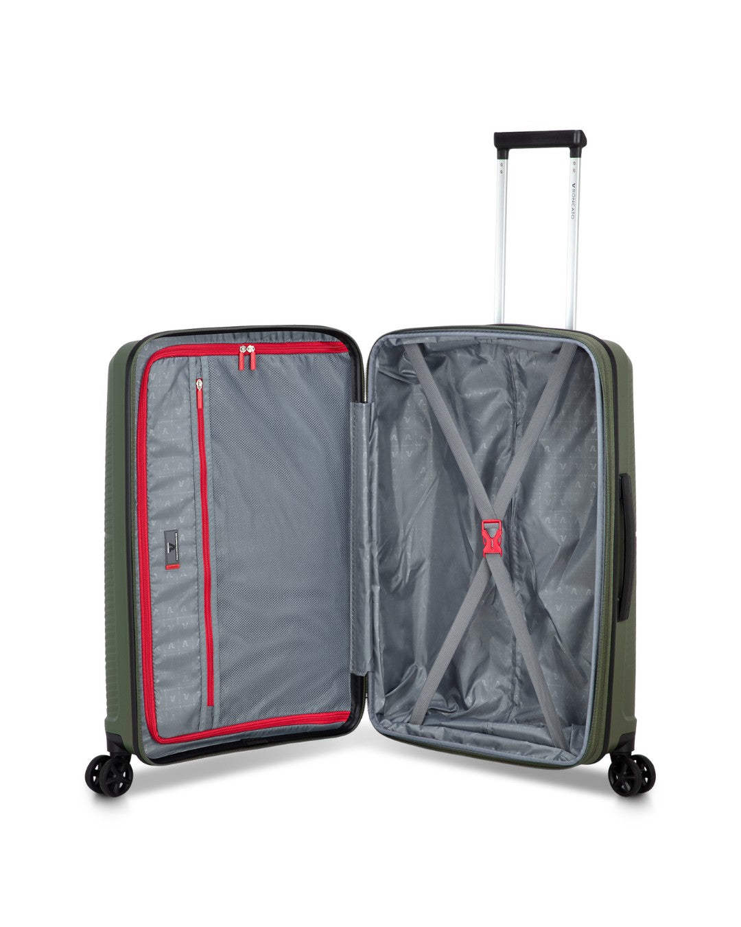 Roncato trolley medio in polipropilene "Storm" Verde 419412.47 FORESTA