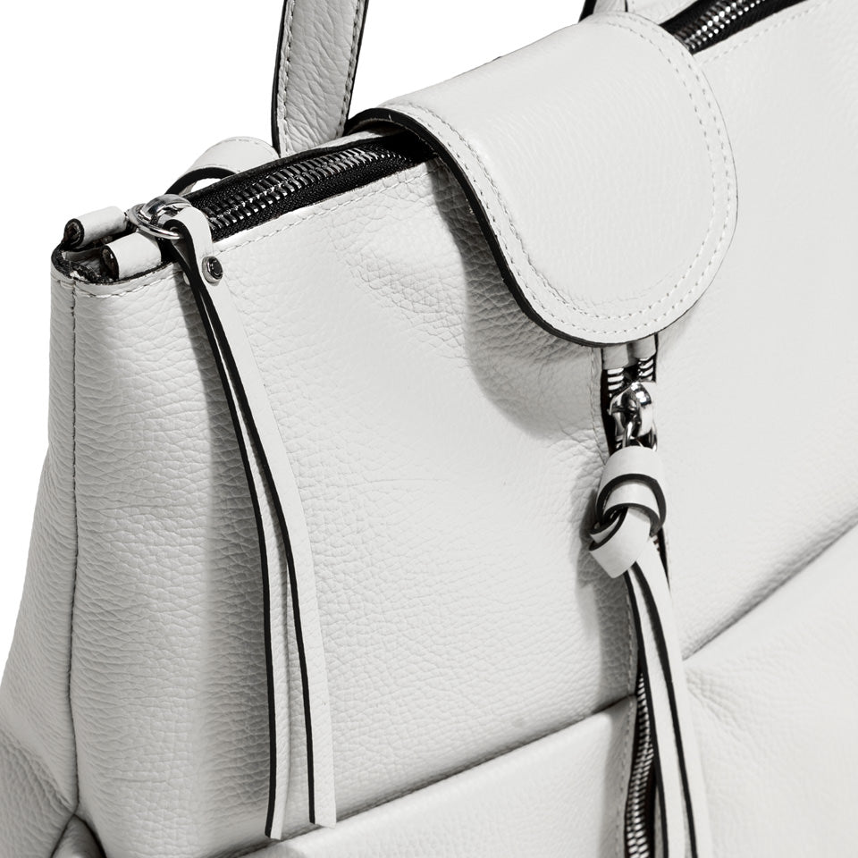 Gianni Chiarini zaino in pelle "Giada" Bianco ZN7040COMM-GRN.3890 MARBLE
