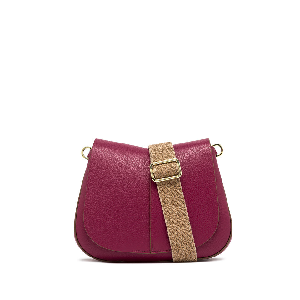 Gianni Chiarini borsa a tracolla in pelle "Helena Round" Fucsia BS6036COMM GRN-NAOP.14364 DESE