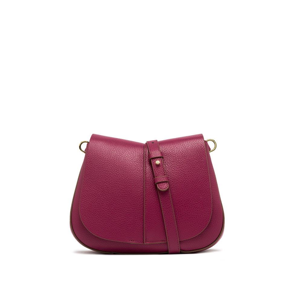 Gianni Chiarini borsa a tracolla in pelle "Helena Round" Fucsia BS6036COMM GRN-NAOP.14364 DESE