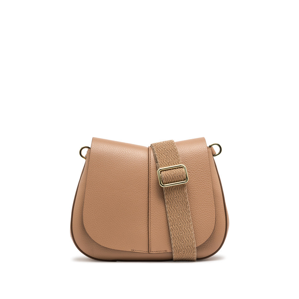 Gianni Chiarini borsa a tracolla in pelle "Helena Round" Beige BS6036COMM GRN-NAOP.5313 CLAY