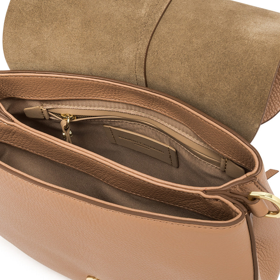 Gianni Chiarini borsa a tracolla in pelle "Helena Round" Beige BS6036COMM GRN-NAOP.5313 CLAY
