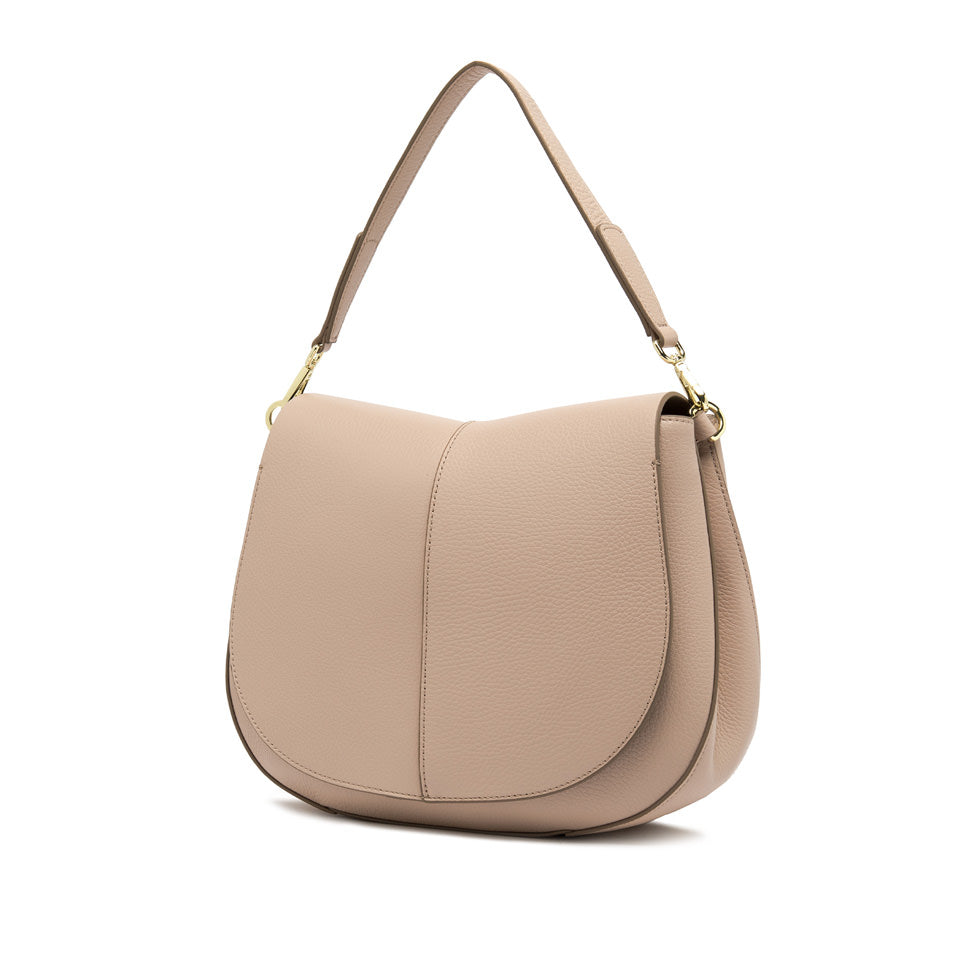 Gianni Chiarini borsa a spalla in pelle "Helena Round" Rosa BS6037COMM GRN-NAOP.14363 PINK