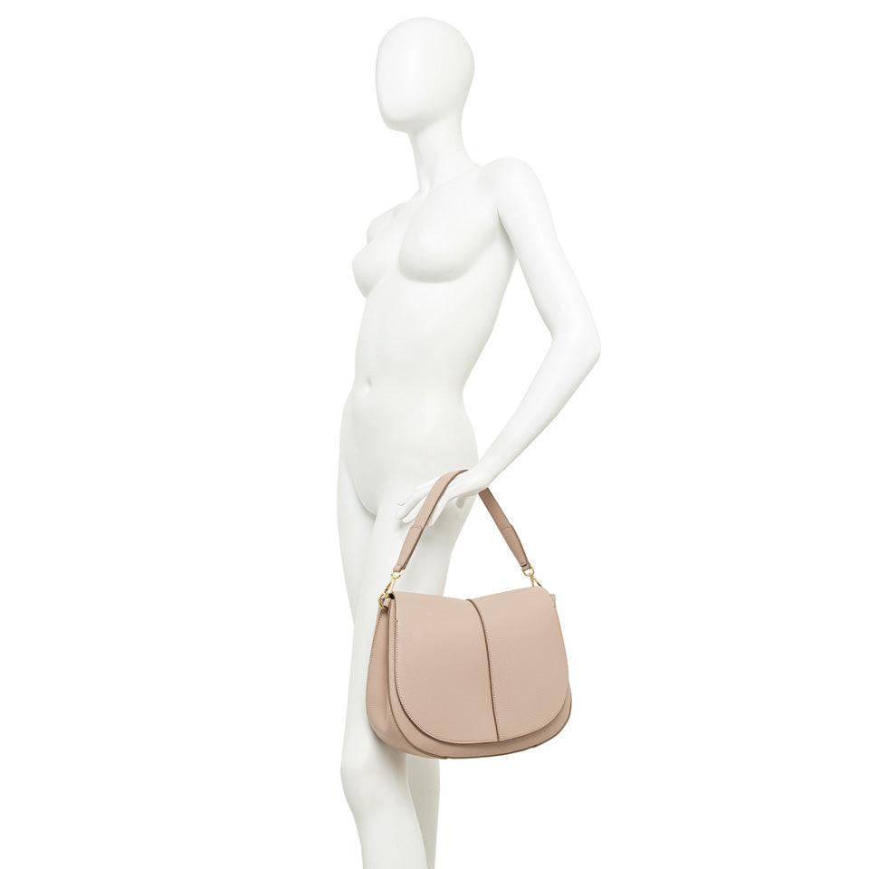 Gianni Chiarini borsa a spalla in pelle "Helena Round" Rosa BS6037COMM GRN-NAOP.14363 PINK