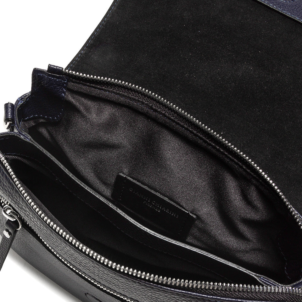 Gianni Chiarini borsa a tracolla in pelle "Three" Blu BS4364COMM GRN.0208 NAVY