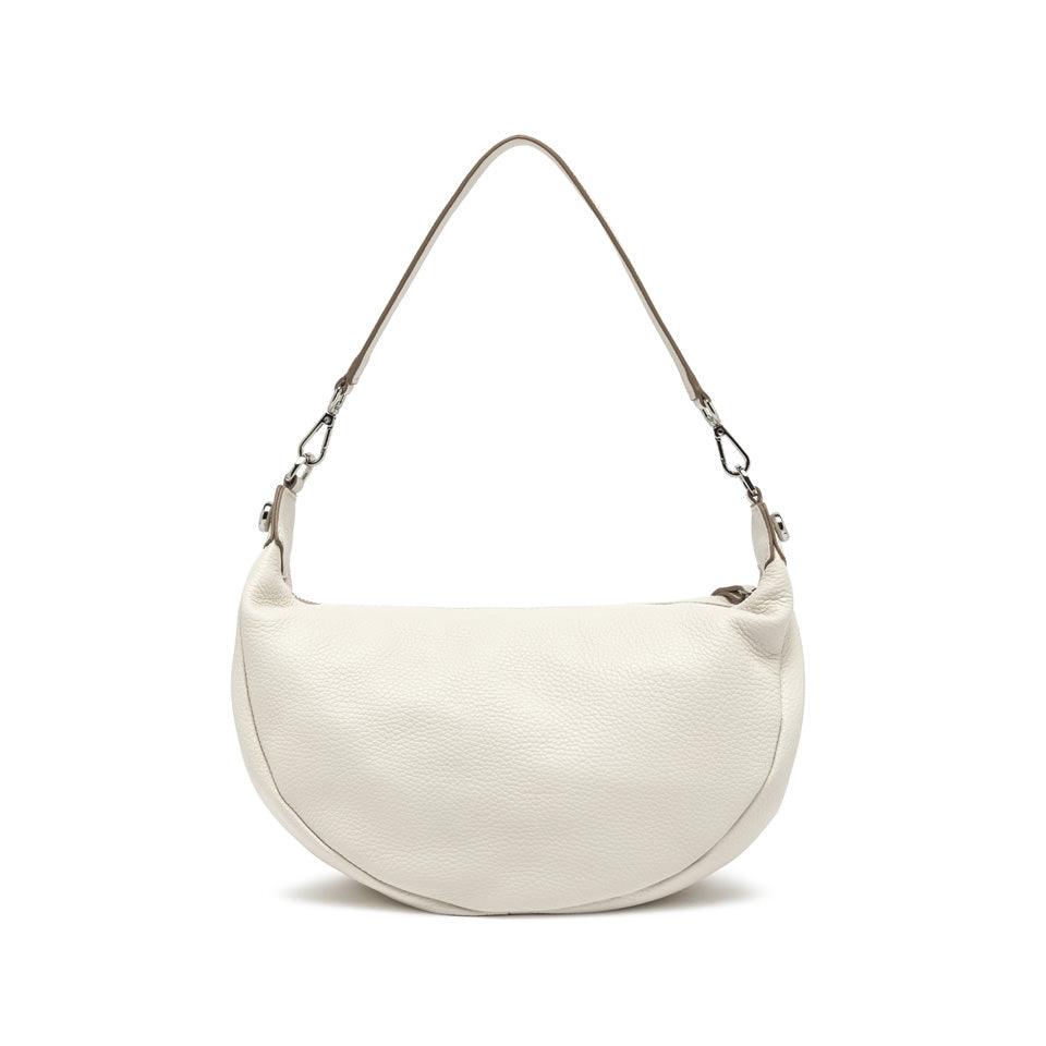 Gianni Chiarini borsa a spalla in pelle "Aisha" Bianco BS11550COMM GRN-NA.3890 MARBLE