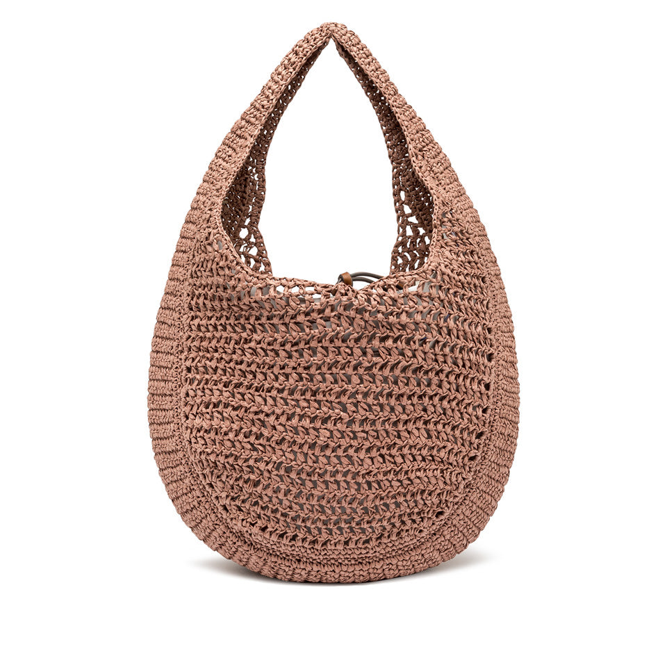 Gianni Chiarini borsa a spalla in tessuto "Nefeli" Cipria BS11954 COMM STR-CRCH.7752 BLU