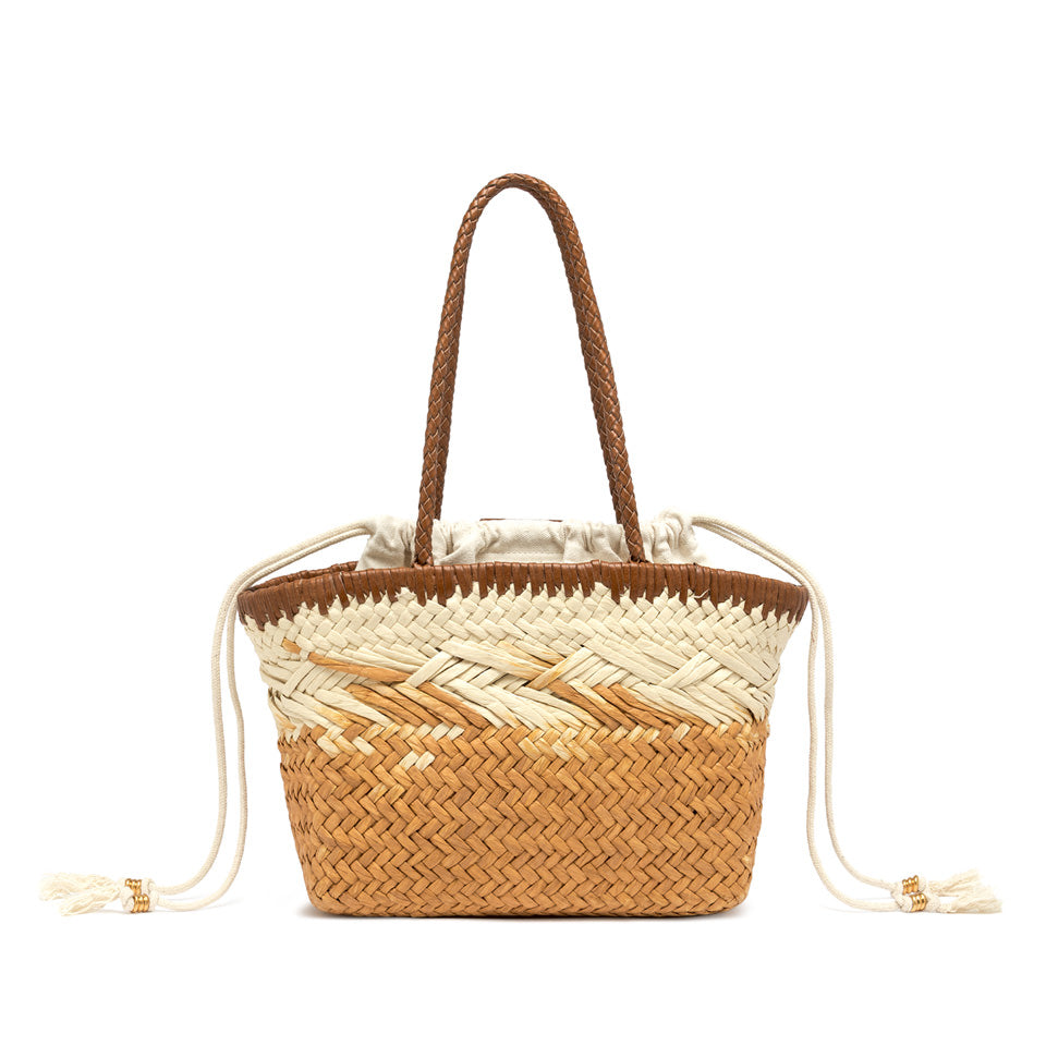 Gianni Chiarini borsa shopping in rafia "Paloma" Beige BS11311 COMM STRAWINT.064 NAT