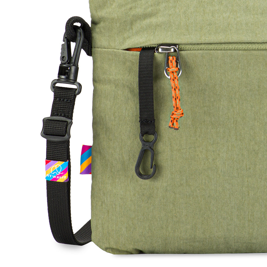 Mywalit borsa a tracolla in tessuto "Mylite" Verde 5500.132 KHAKI