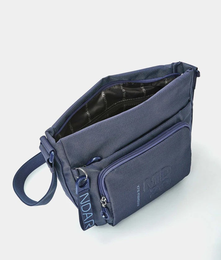 Mandarina Duck borsa a tracolla in tessuto "MD20" Blu QMT43.07X DEEP BLU