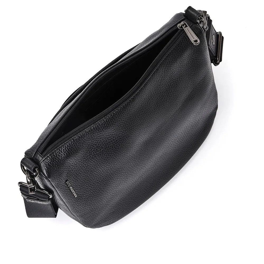 Mandarina Duck borsa a tracolla in pelle "Mellow Leather" Nero FZT79.001 NERO