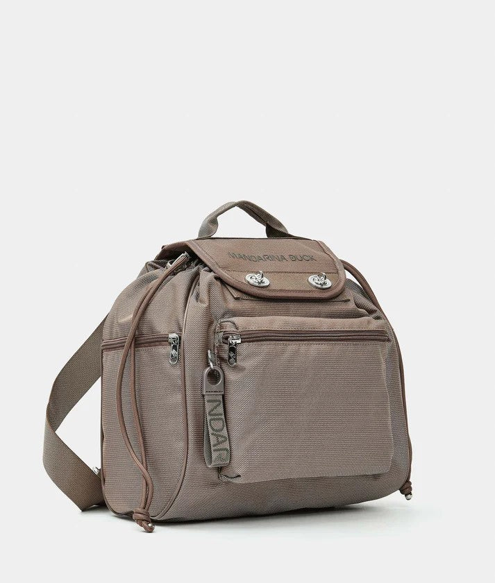 Mandarina Duck zaino in tessuto "Md20" Tortora QMT68.09K TAUPE