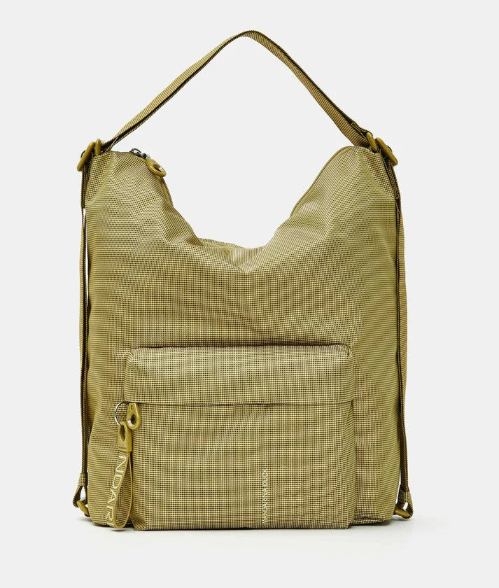 Mandarina Duck borsa zaino in tessuto "MD20" Verde QMT09.020 PISTACCHIO