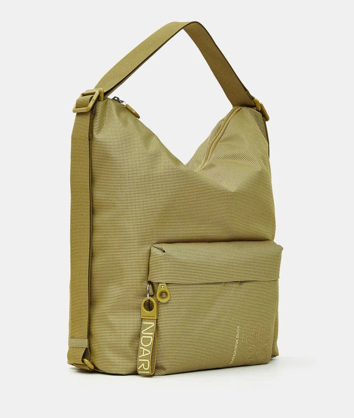 Mandarina Duck borsa zaino in tessuto "MD20" Verde QMT09.020 PISTACCHIO