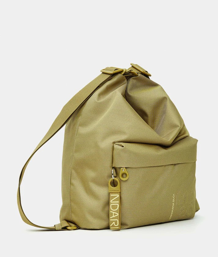 Mandarina Duck borsa zaino in tessuto "MD20" Verde QMT09.020 PISTACCHIO