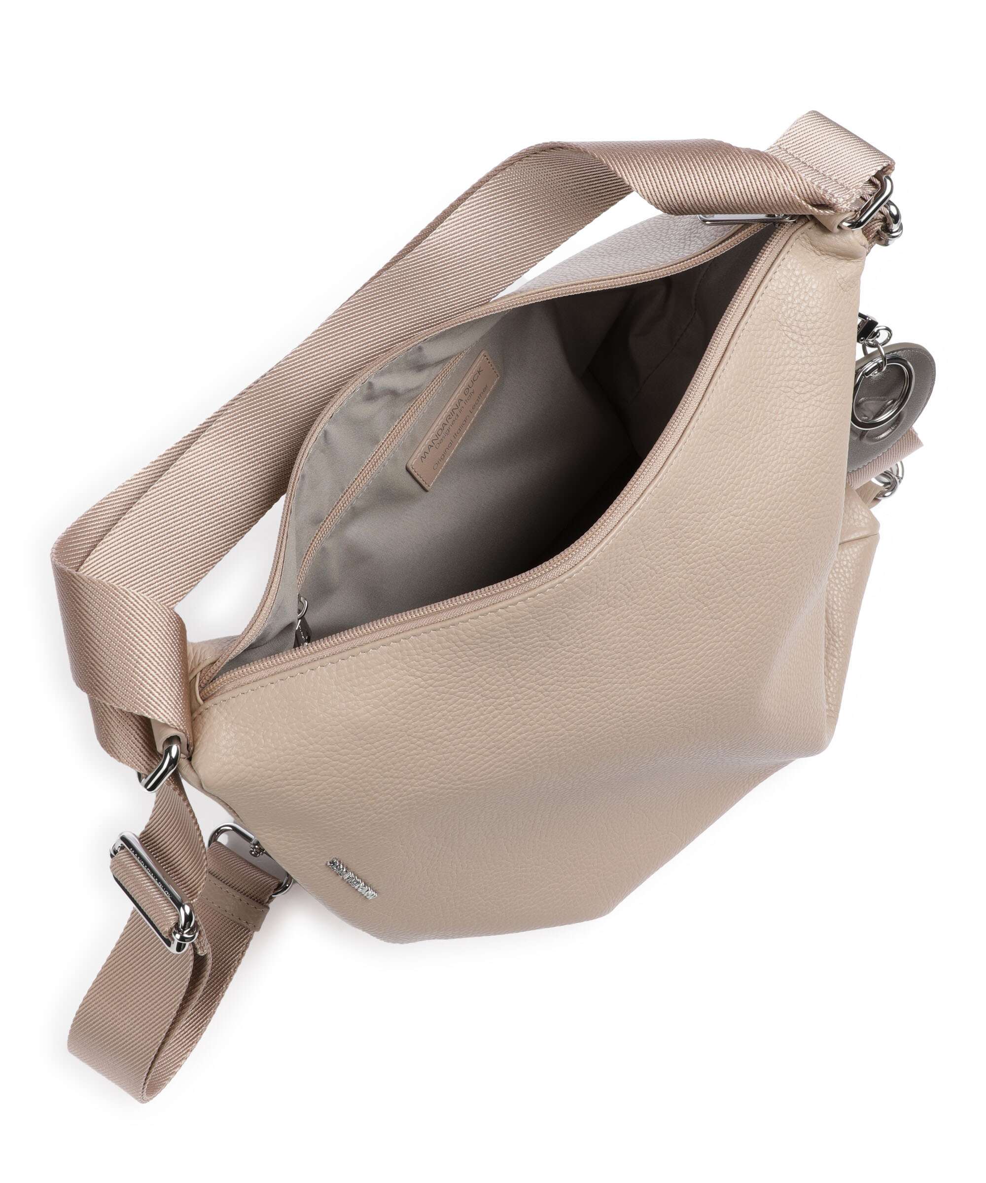 Mandarina Duck borsa zaino in pelle "Mellow Leather" Tortora FZT72.A28 WARM TAUPE