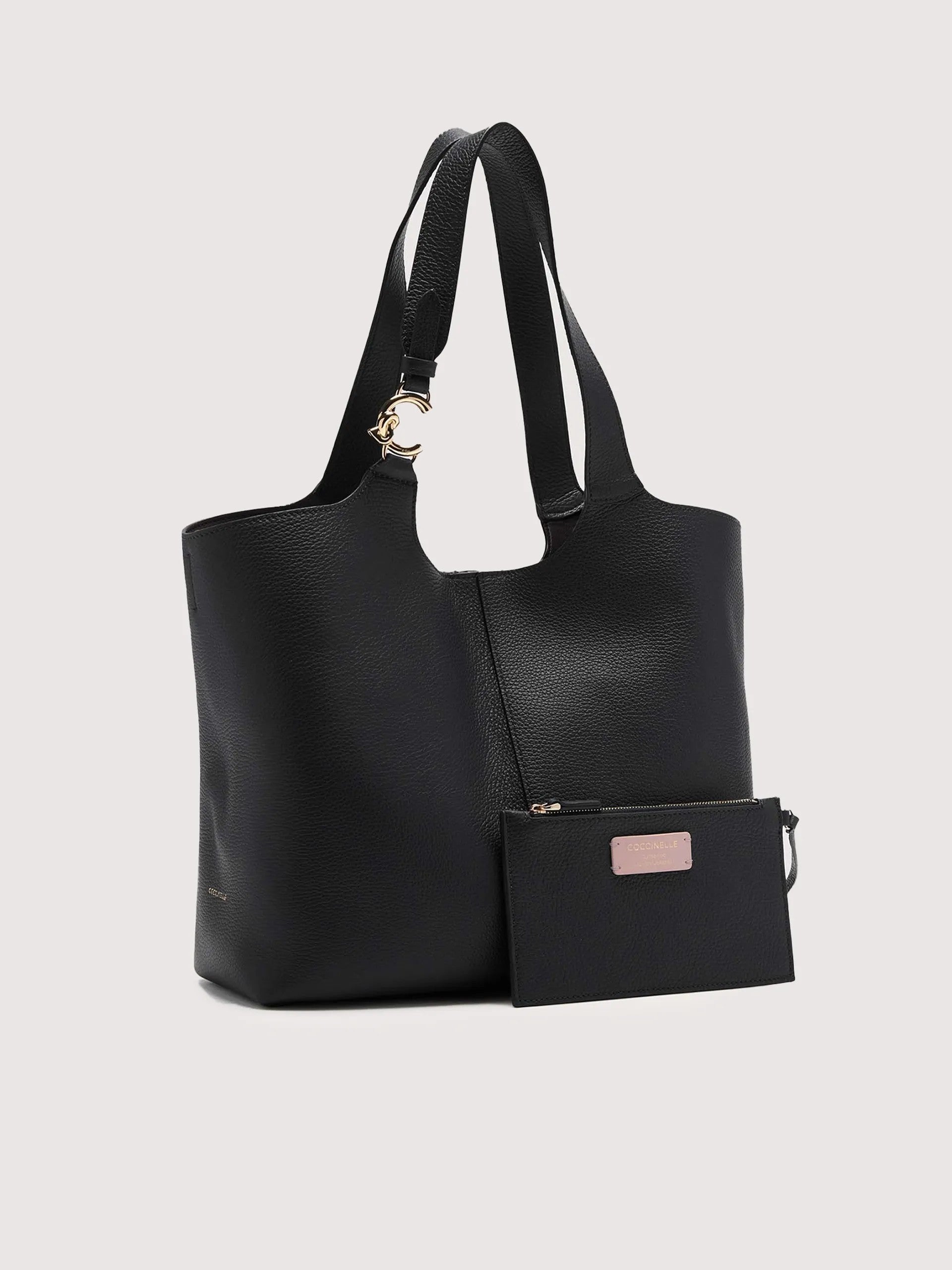 Coccinelle borsa shopping in pelle "C-Easy" Nero E1SHA110101.001 NOIR