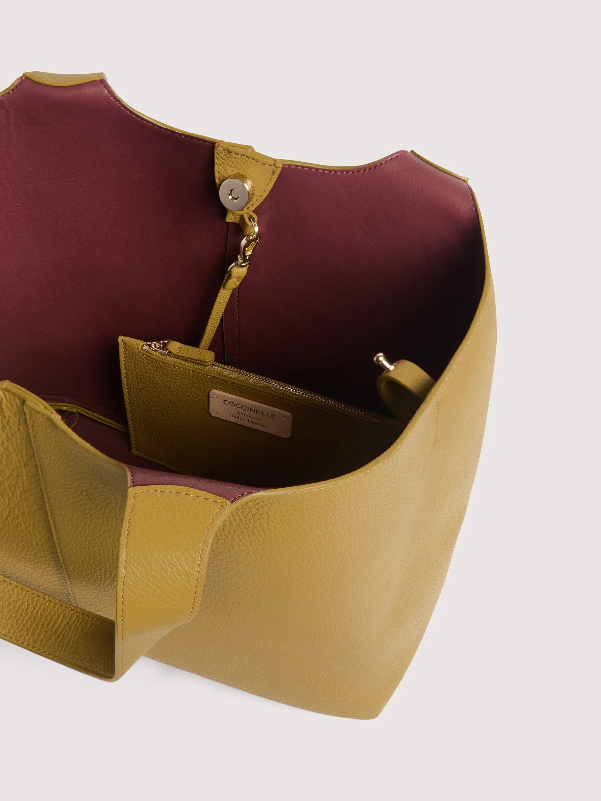 Coccinelle borsa shopping in pelle "C-Easy" Verde E1SHA110101.G43 SEAGRASS