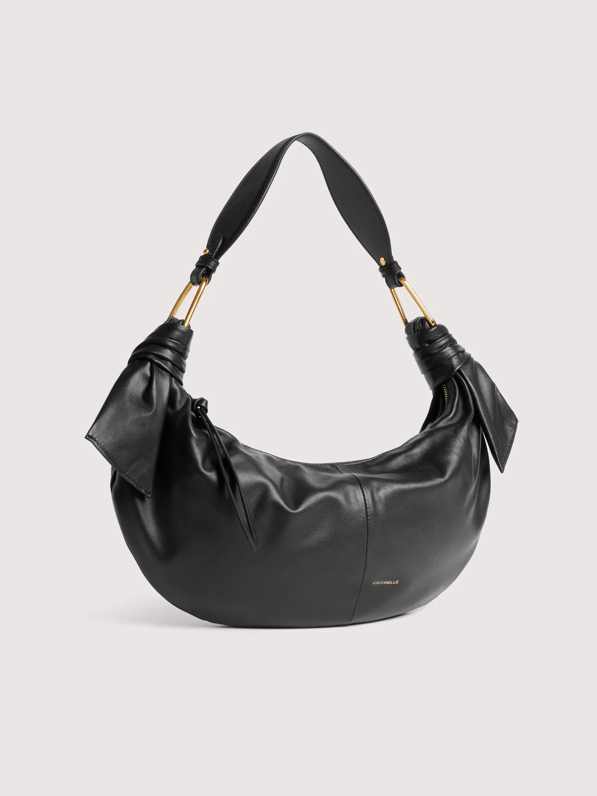 Coccinelle borsa a spalla in pelle "Furoshiki" Nero E1U1A130201.001 NOIR