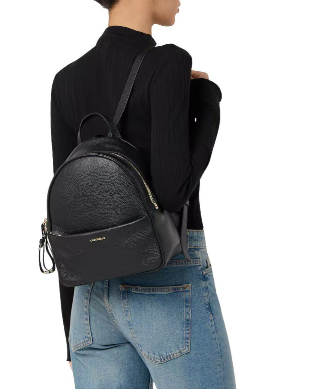 Coccinelle zaino in pelle "Nory" Nero E1U45140201.001 NOIR