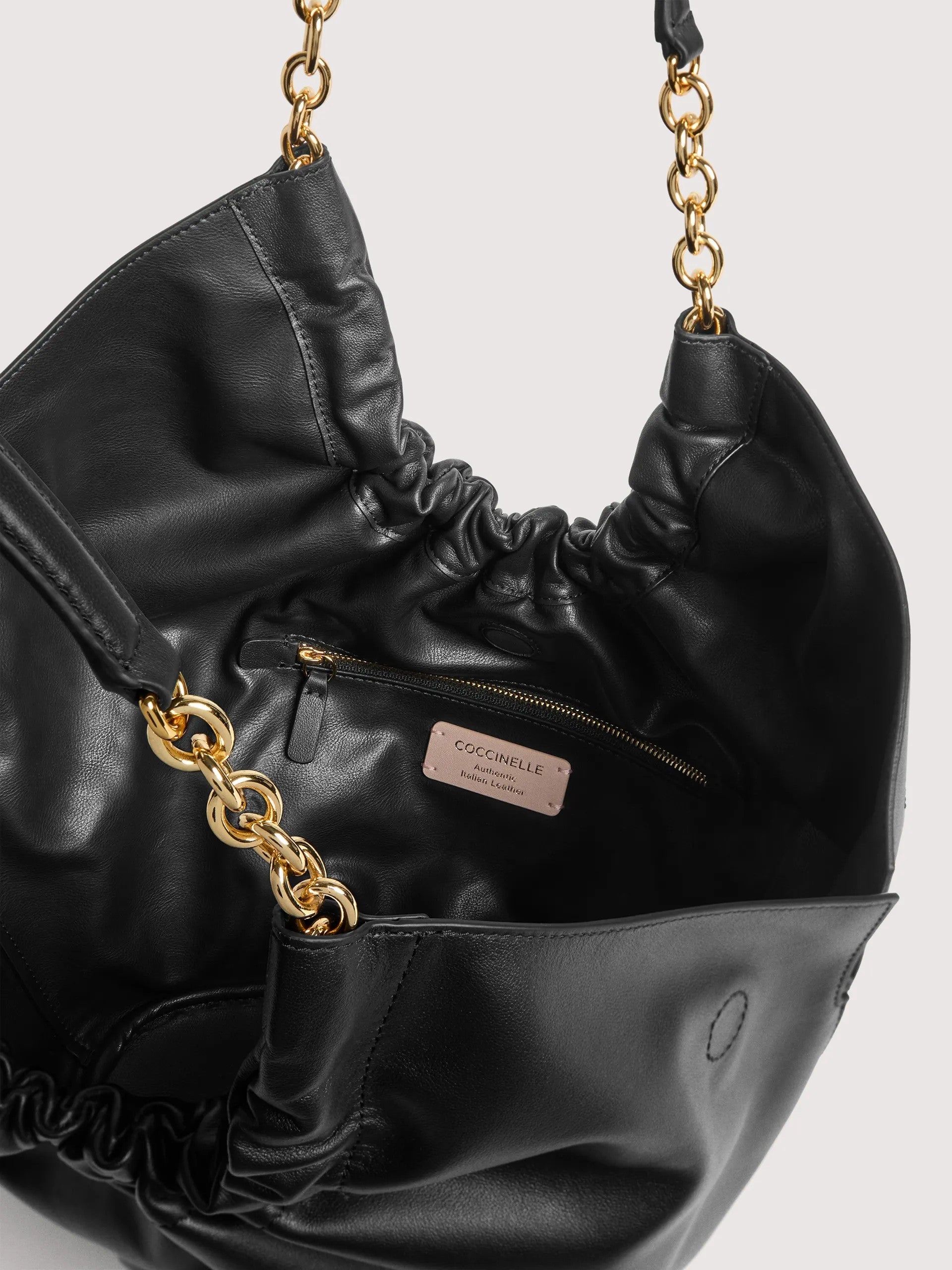 Coccinelle borsa a spalla in pelle "Smash" Nero E1U5F110201.001 NOIR