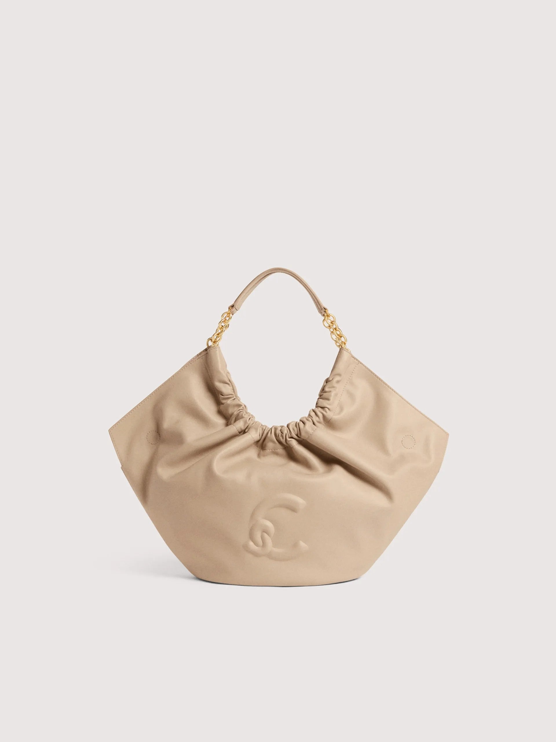 Coccinelle borsa a spalla in pelle "Smash" Avorio E1U5F110201.N64 SANDSHELL
