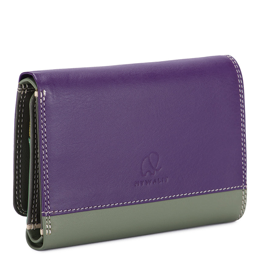 Mywalit portafogli in pelle "Classic" Multicolor 1278.189 ORCHIDEA