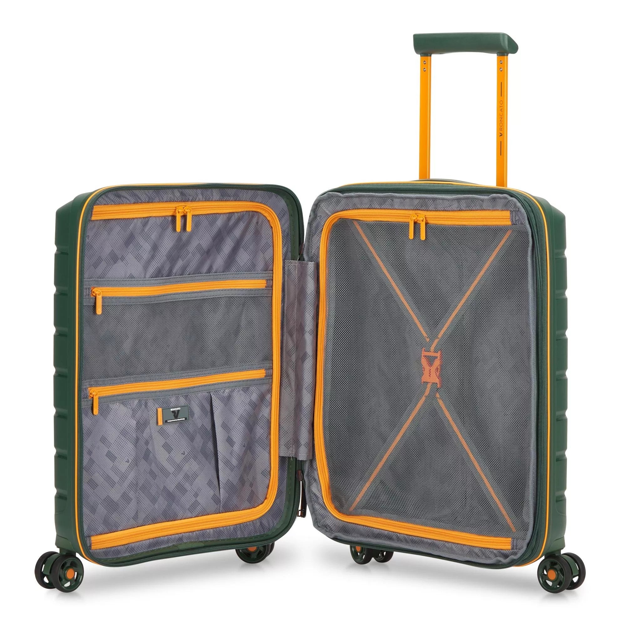 Roncato trolley cabina in polipropilene "B-Flying Move" Verde 418183.47 VERDE MIMETICO