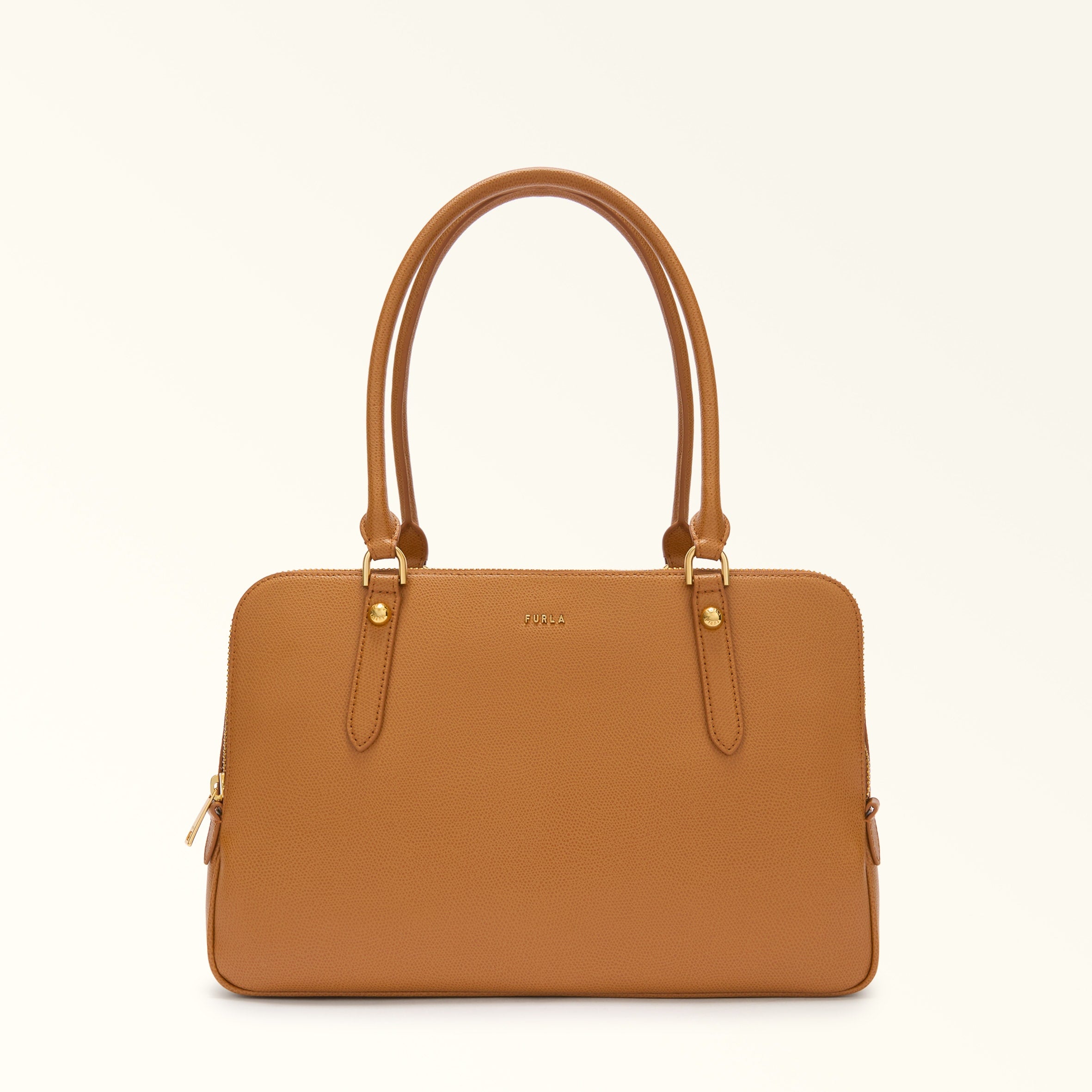 Furla borsa shopping in pelle "Giulia" Cuoio WB01872.4557S TABACCO